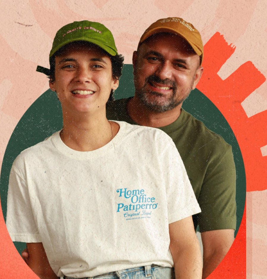 Retrato de Elka e Luis, criador de conteúdo da Vem do Norte